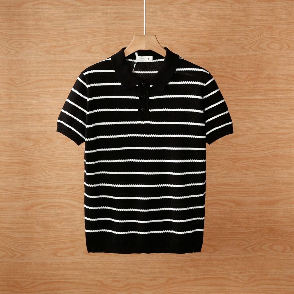 Men's Breathable Ice Silk Knitted Polo Shirts Pack of 4 Summer