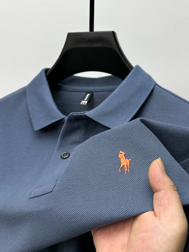 High-End Men's Business Casual Polo T-Shirts Pack of 4