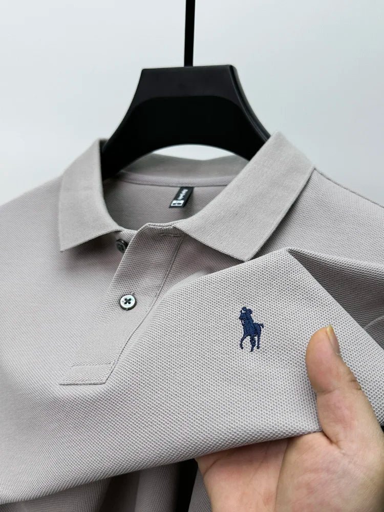 High-End Men's Business Casual Polo T-Shirts Pack of 4