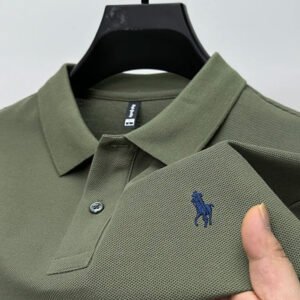 High-End Men's Business Casual Polo T-Shirts Pack of 4 - Image 6