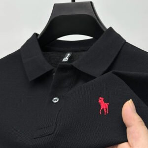 High-End Men's Business Casual Polo T-Shirts Pack of 4 - Image 3