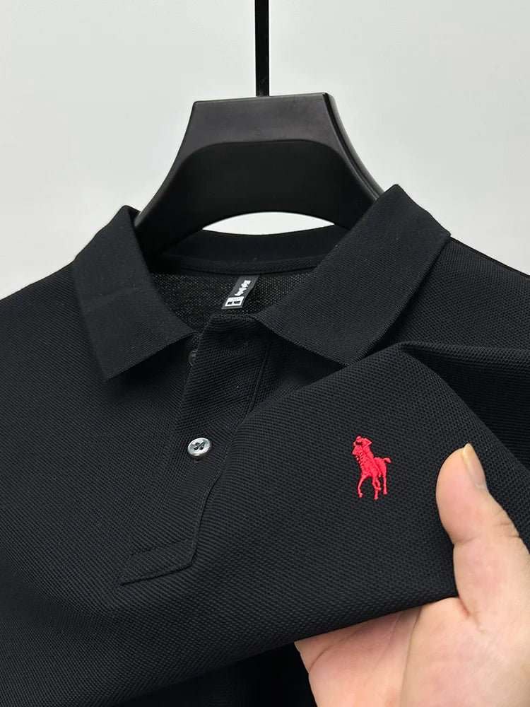 High-End Men's Business Casual Polo T-Shirts Pack of 4
