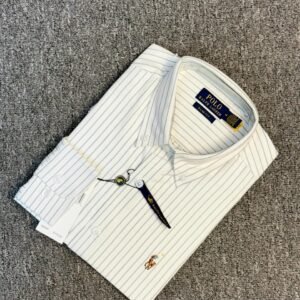 RL Navy Pin Stripe 4 Shirt - Image 3