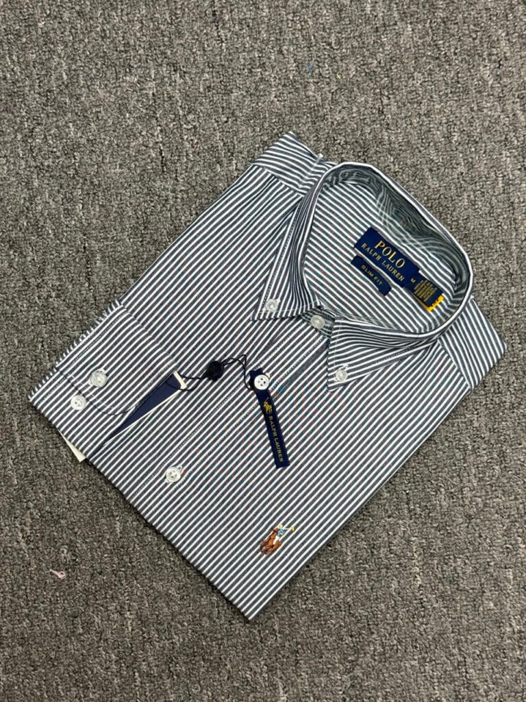 RL Navy Pin Stripe 4 Shirt