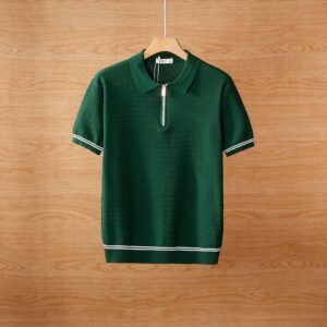 Men's Summer Contrast Collar Polo T-Shirt Pack - 4 Pieces - Image 2