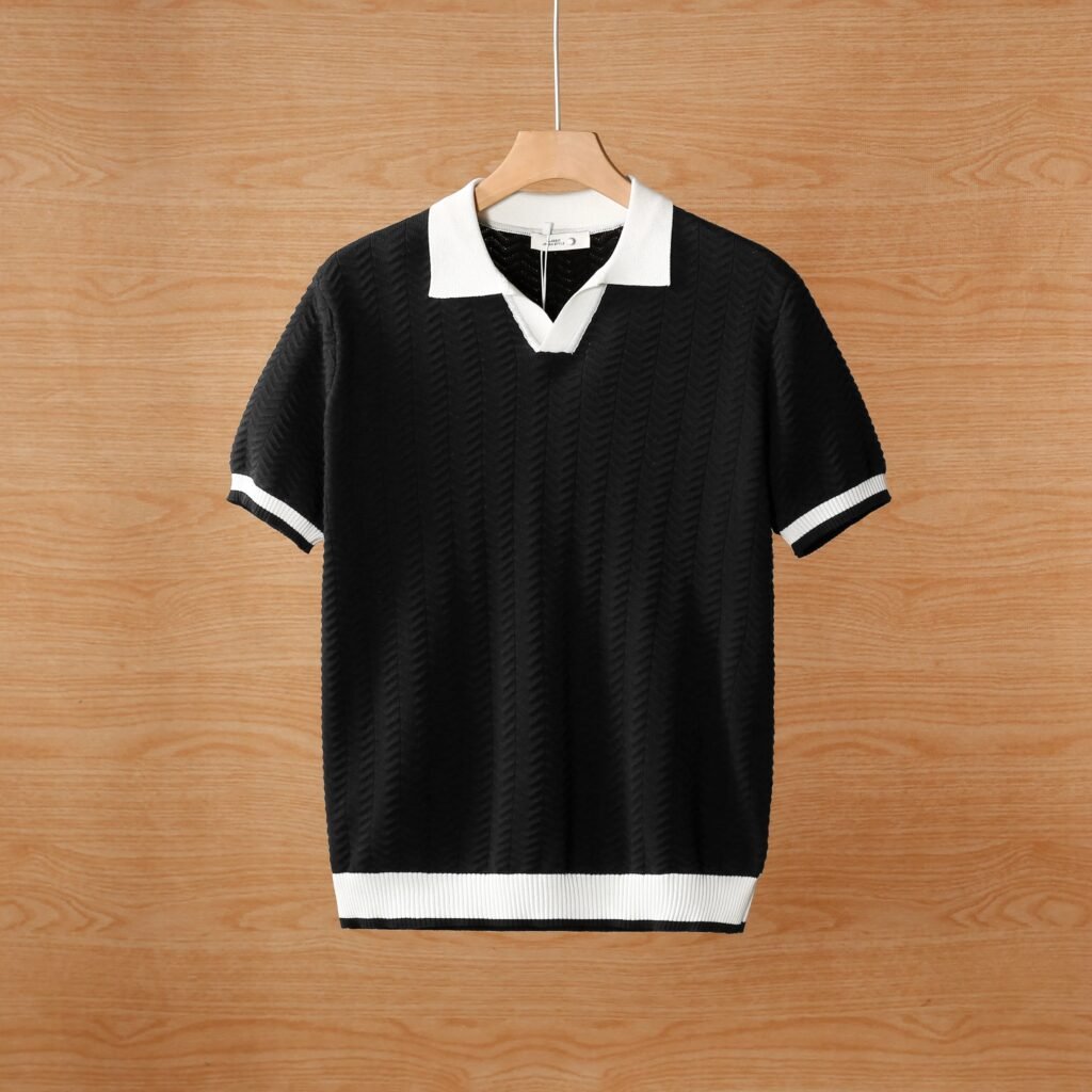 Stylish Breathable Color Blocked Men's Polo T-Shirt Pack of 4