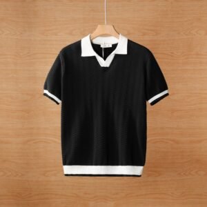 Stylish Breathable Color Blocked Men's Polo T-Shirt Pack of 4 - Image 2