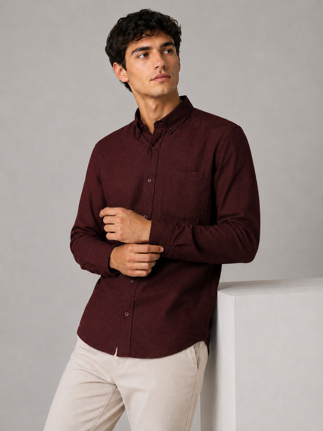 Premium Linen Shirts Combo Pack Set of 4 Lightweight Breathable - Image 3