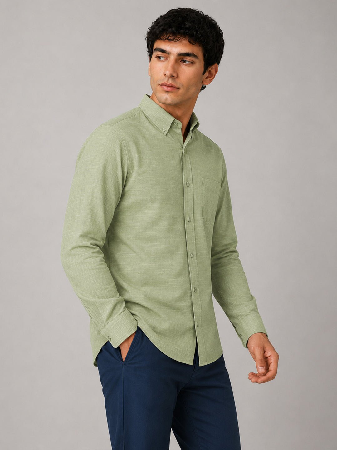 Premium Linen Shirts Combo Pack Set of 4 Lightweight Breathable - Image 4