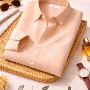 Premium Linen Shirts Combo Pack Set of 4 Lightweight Breathable - Image 4