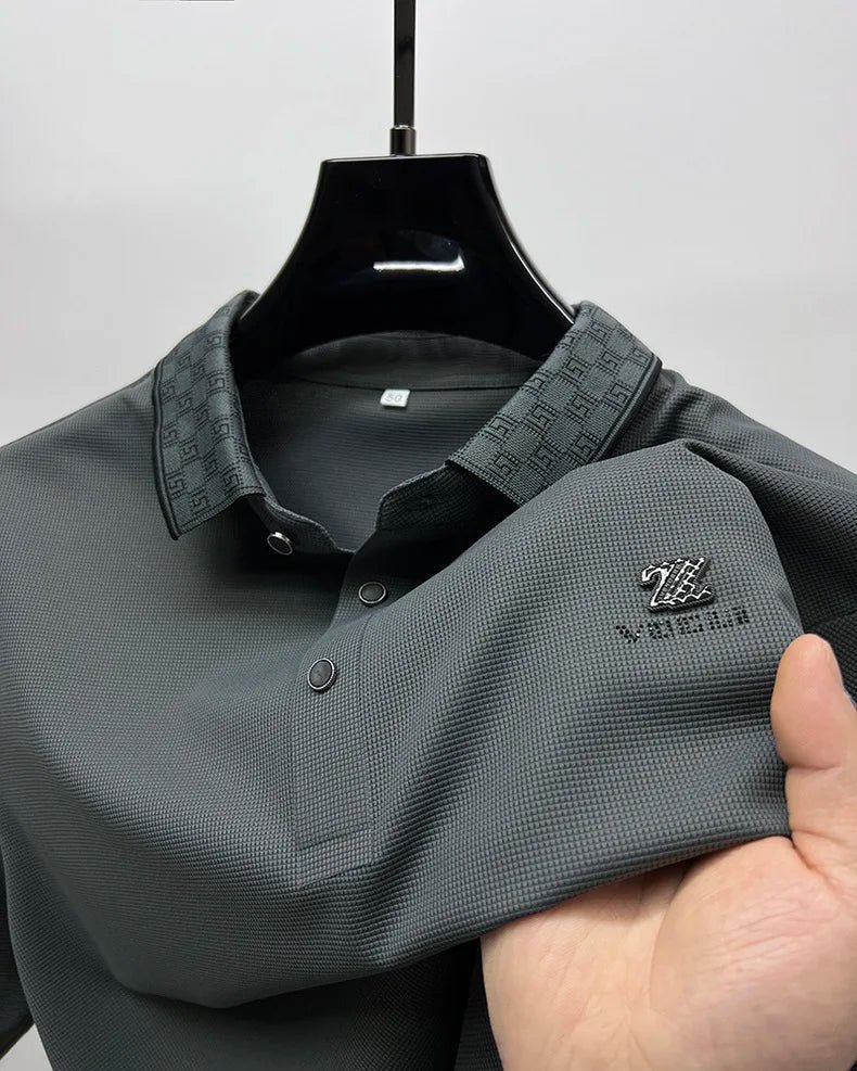 Premium Men's Short Sleeve Polo Shirt Stylish Breathable Casual Wear