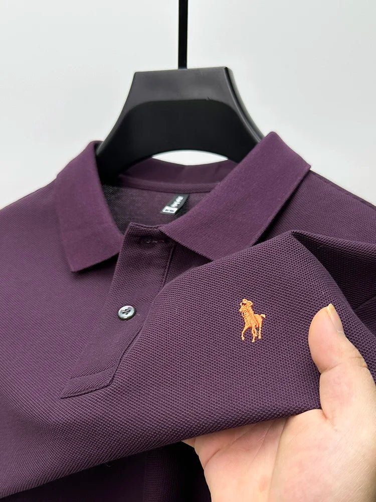 Summer Business Casual Men's Polo T-Shirts (Pack of 4)