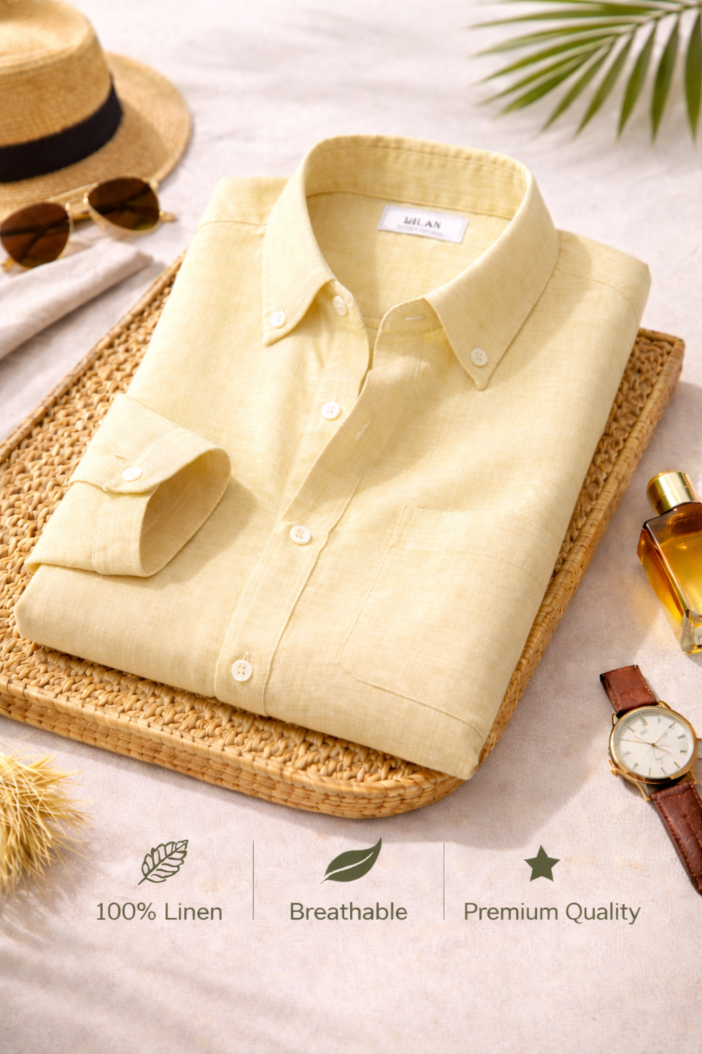 Premium Linen Shirts Combo Pack of 4 Breathable Daily Wear - Image 3