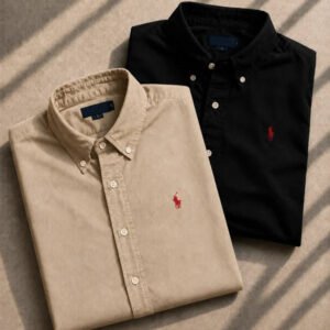 Men RL Polo Linen 4 Cotton Shirts - Image 2