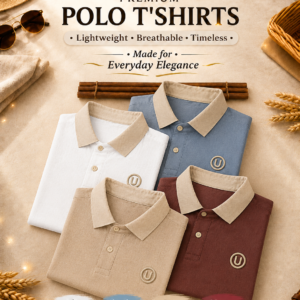 Premium Short Sleeve Men's Polo Shirt Soft Cotton Blend Style - Image 1