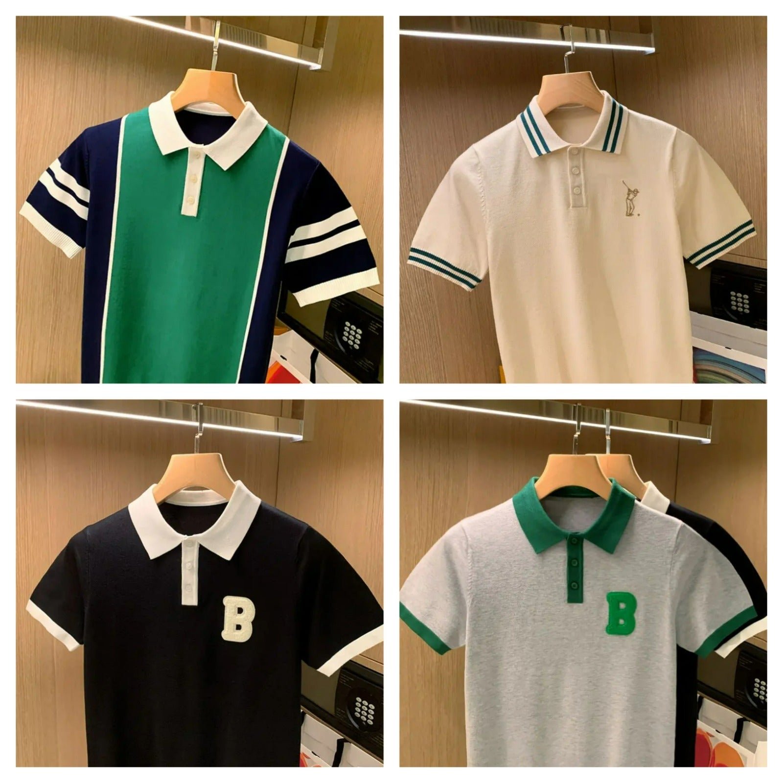 GentStyle Men's Casual Polo T-Shirt Pack of 4 Premium Set - Image 1