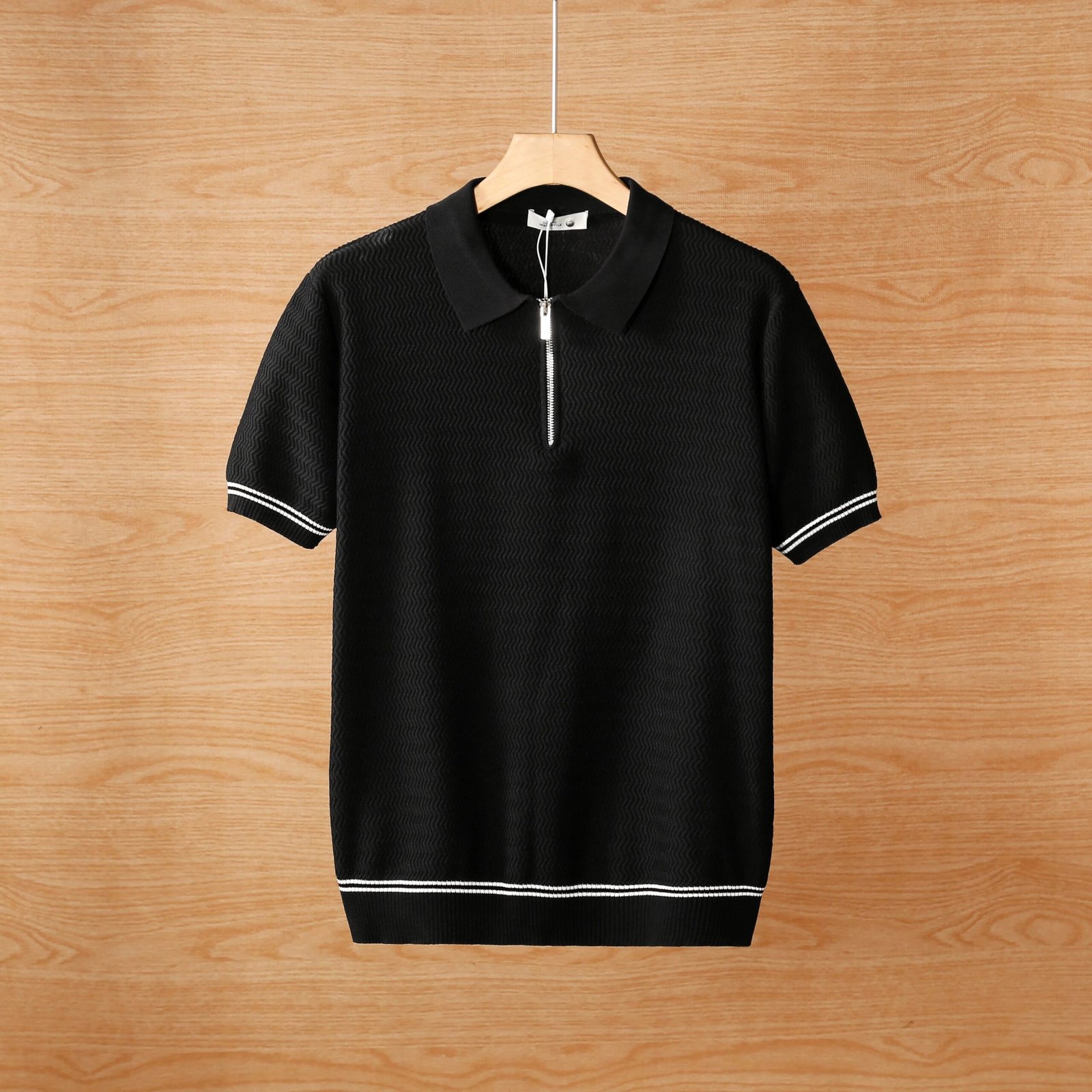 Men's Summer Contrast Collar Polo T-Shirt Pack - 4 Pieces - Image 3