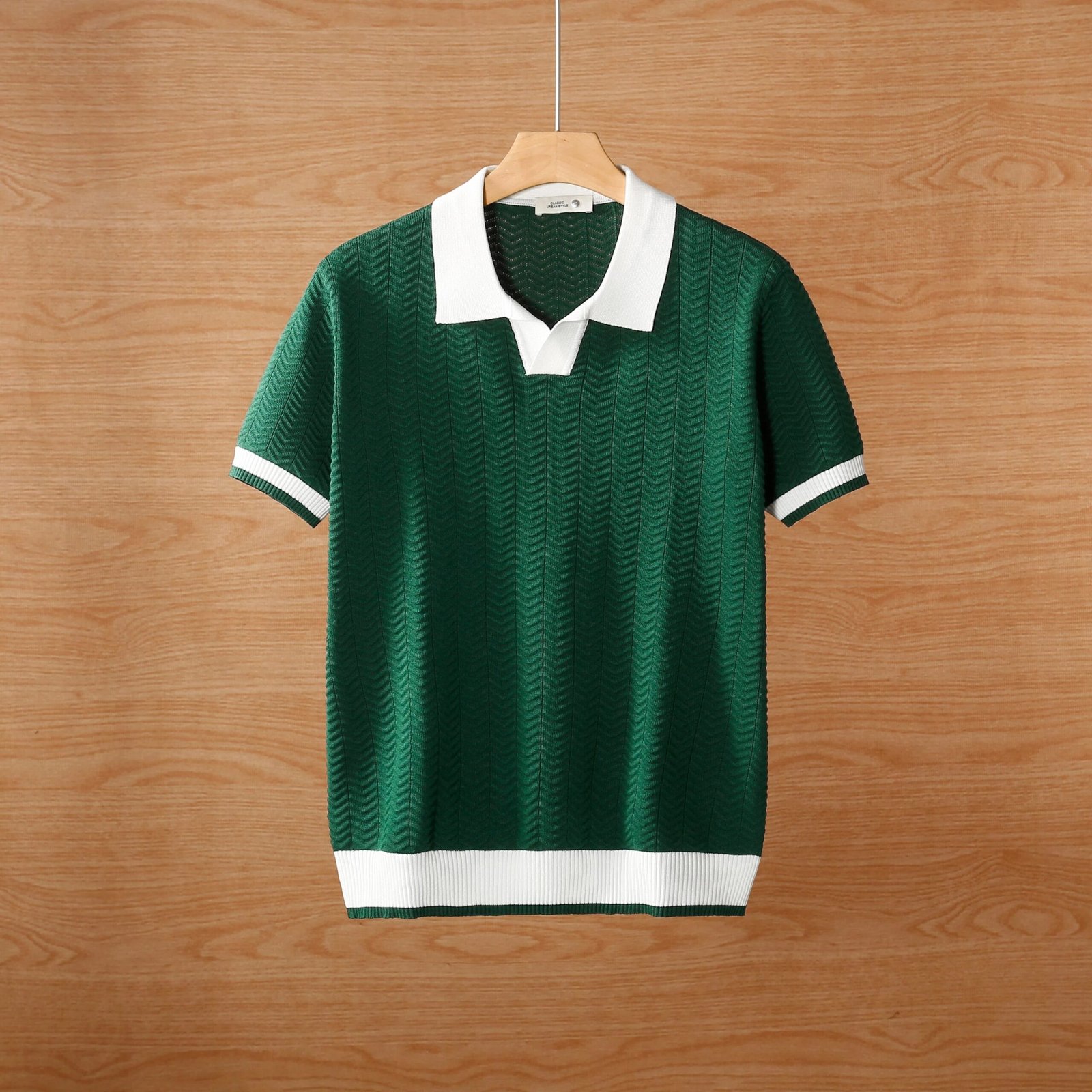 Stylish Breathable Color Blocked Men's Polo T-Shirt Pack of 4 - Image 5