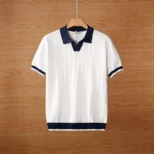 Stylish Breathable Color Blocked Men's Polo T-Shirt Pack of 4 - Image 4