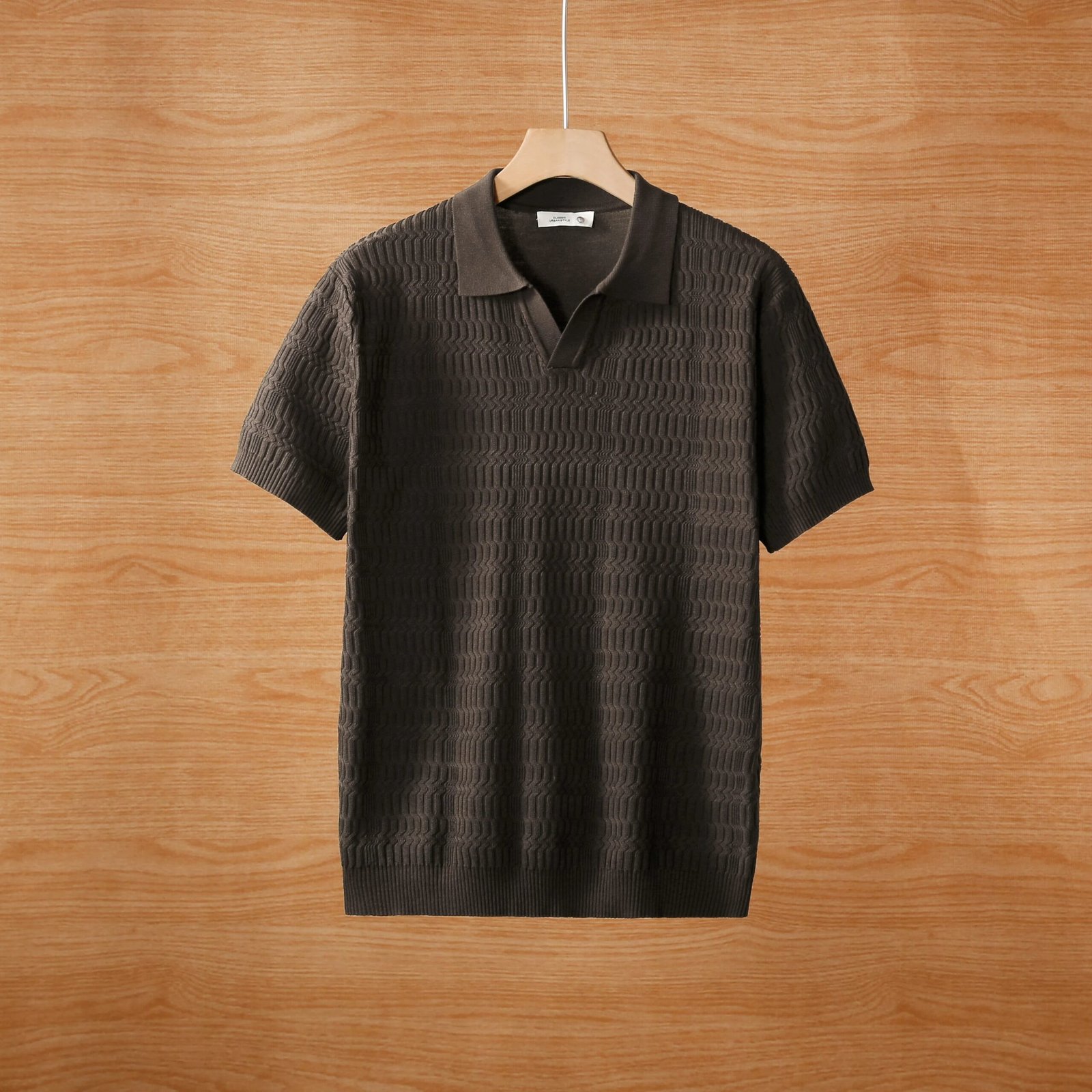 Premium Men's Lapel Short Sleeved Polo T-Shirt Pack of 4 - Image 6