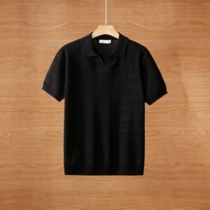 Premium Men's Lapel Short Sleeved Polo T-Shirt Pack of 4 - Image 5
