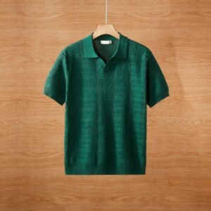 Premium Men's Lapel Short Sleeved Polo T-Shirt Pack of 4 - Image 4
