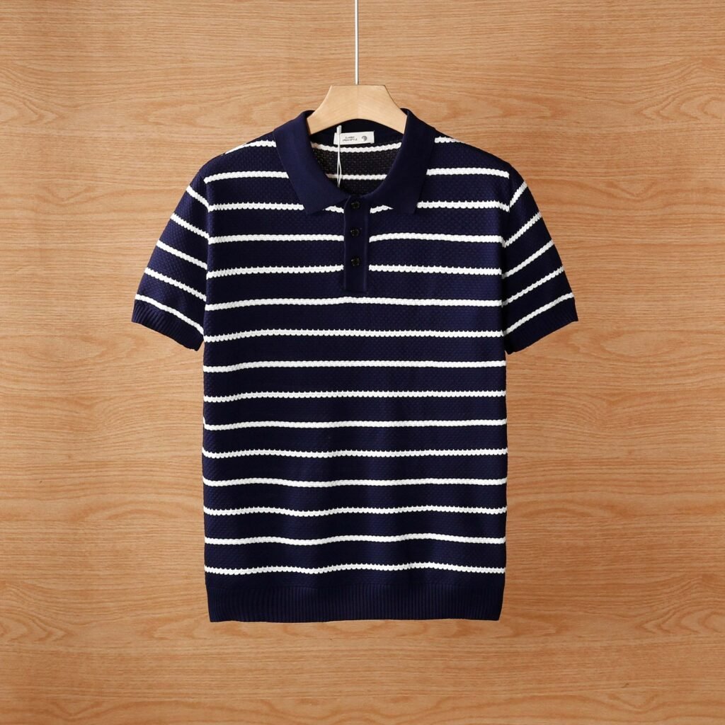 Men's Breathable Ice Silk Knitted Polo Shirts Pack of 4 Summer